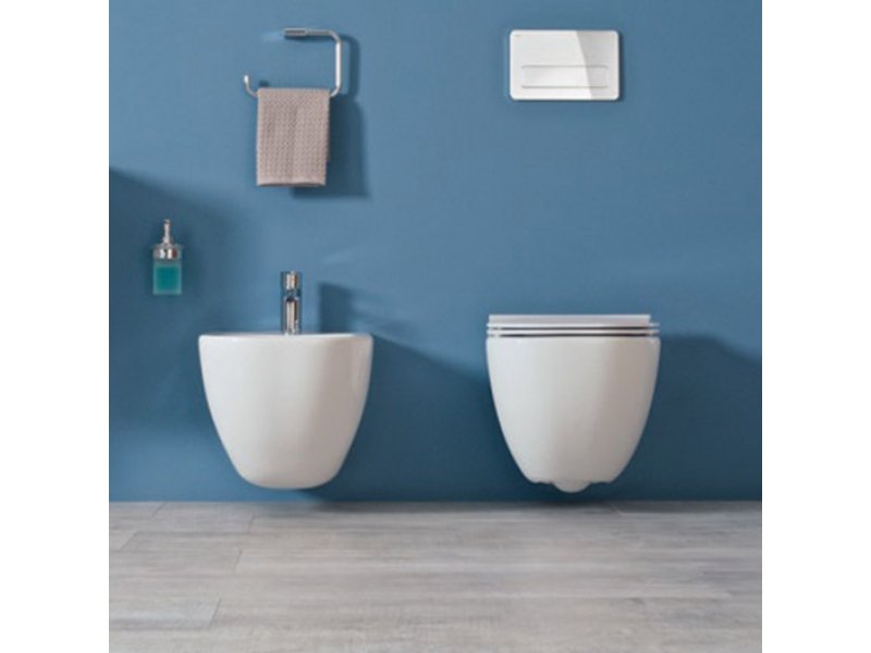 Купить Инсталляция Alcaplast (Set 4 в 1) с безободковым унитазом Jika Mio-N 2071.4000, крышка-сиденье микролифт