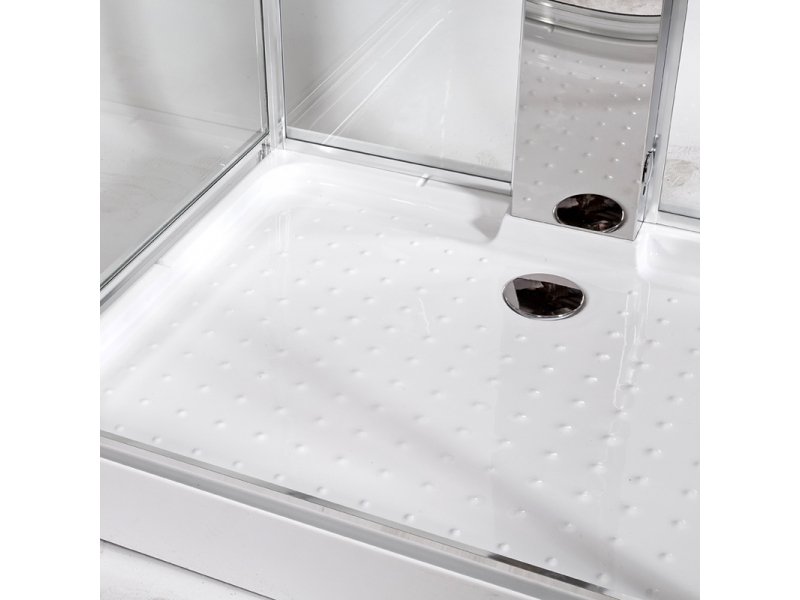 Купить Душевая кабина Deto Z Z122 Espoo 120 x 90 x 220 см с подсветкой, хром