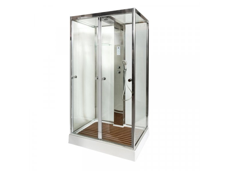 Купить Душевая кабина Deto Z Z122 Espoo 120 x 90 x 220 см с подсветкой, хром