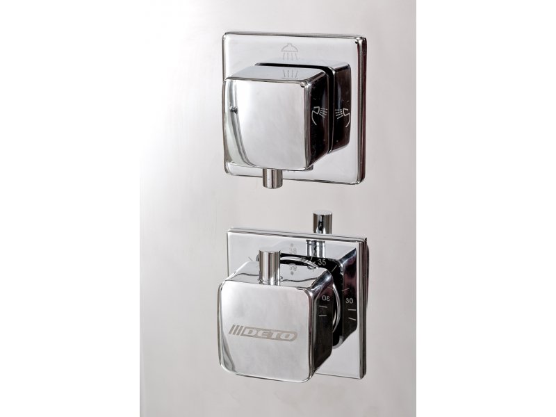 Купить Душевая кабина Deto Z Z122 Espoo 120 x 90 x 220 см с подсветкой, хром