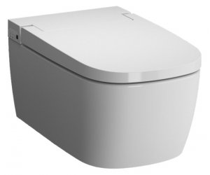 Подвесной унитаз подвесной VitrA V-Care Basik 5674B003-6193, с системой дозирования моющих и дезодорирующих средств, крышка микролифт с функцией биде