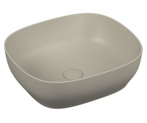 Раковина Vitra Outline 5994B420-0016 накладная цвет - матовый тауп 47.5 х 41 х 14.5 см