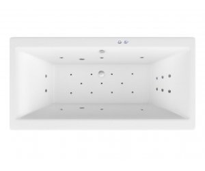 Ванна гидромассажная Excellent Pryzmat 200 x 90 см, ULTRA, хром, каркас в подарок