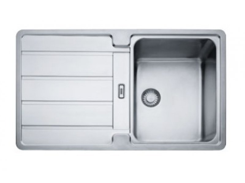Купить Мойка Franke HYDROS HDX 614, 101.0314.345, установка сверху, оборачиваемая, нержавеющая сталь, полированная, 86*51 см