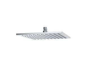 Верхний душ Kludi A-Qa 6442505-00, 25 x 25 см квадратный, плоский 8 мм, 1 режим струи, без держателя, цвет хром