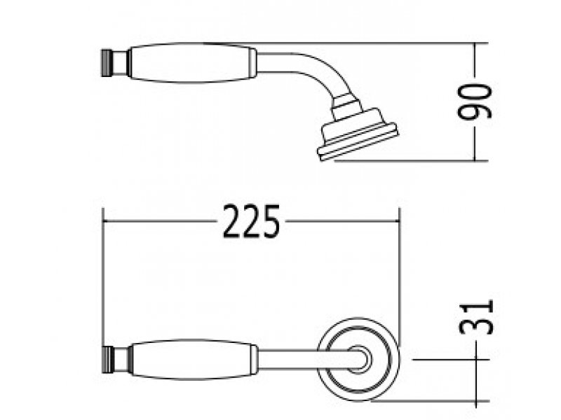 Купить Душевая лейка Devon&Devon Austin UTCI431CR, хром