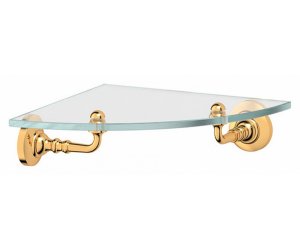 Полка с держателями 3SC Stilmar STI 218 угловая 22 см, золото