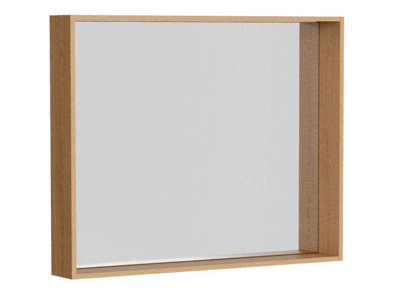 Купить Зеркало Aqwella Basic 100 x 80 см, дуб золотой, BAS0210DZ