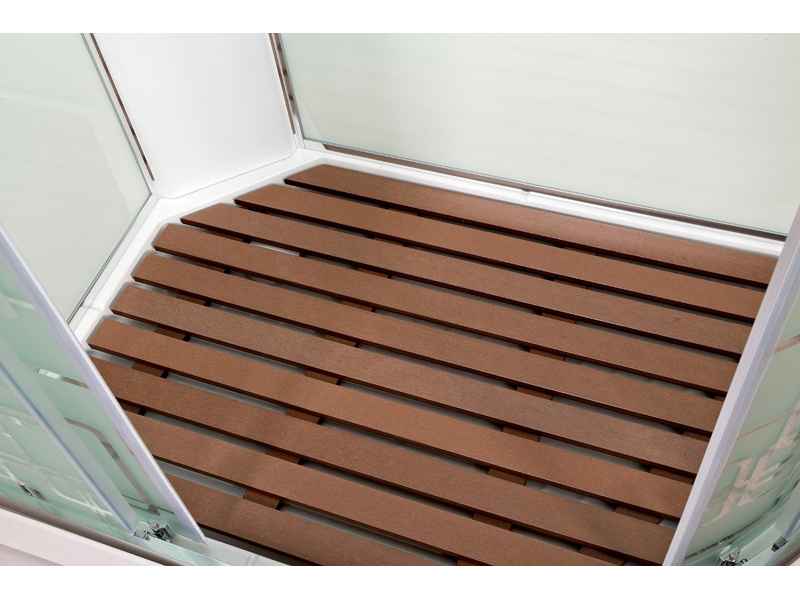 Купить Душевая кабина Deto Em EM1512 L/R гм-эл 120 x 80 см, с крышей, с электрикой, с гидромассажем
