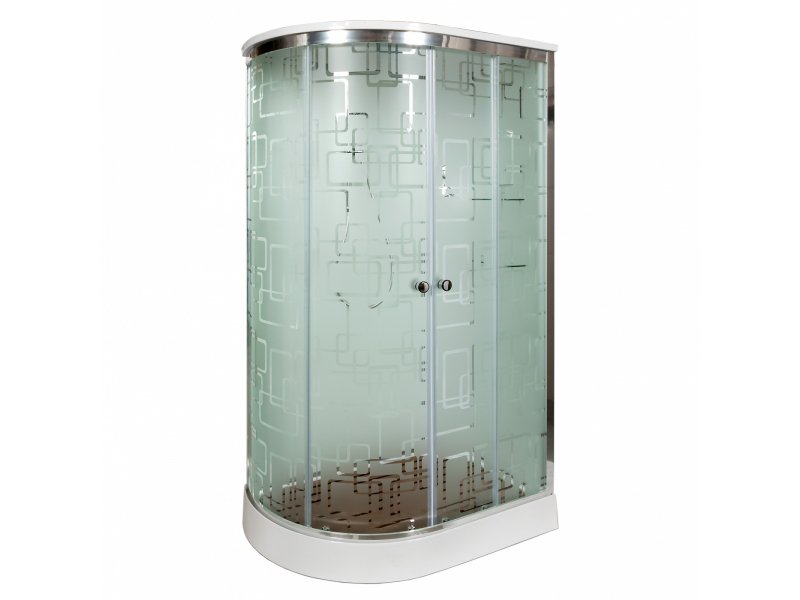 Купить Душевая кабина Deto Em EM1512 L/R гм-эл 120 x 80 см, с крышей, с электрикой, с гидромассажем