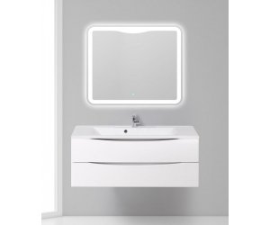 Тумба под раковину BelBagno Marino MARINO-1200-2C-SO-BL-P, 120 х 45 х 55 см, Bianco Lucido - белый глянец