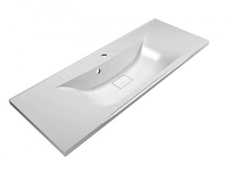 Купить Тумба под раковину BelBagno Marino MARINO-1200-2C-SO-BL-P, 120 х 45 х 55 см, Bianco Lucido - белый глянец
