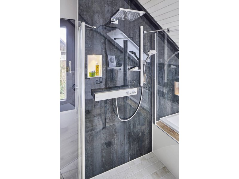 Купить Верхний душ Hansgrohe Raindance 26238000, 30х30 см, 1 режим струи, с держателем, хром