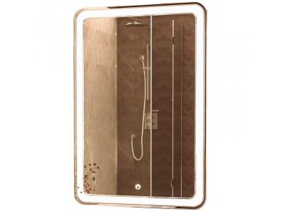 Зеркало Art&Max Vita AM-Vit-500-800-DS-F, 50х80 см, с подсветкой