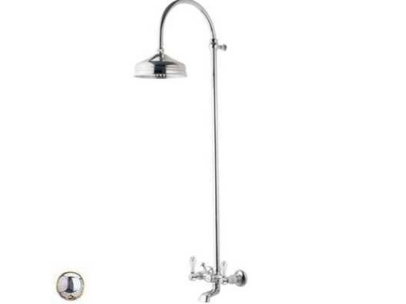 Купить Душевая система Bandini Antica 663820KO06, ручки Swarowski Antica, хром/золото