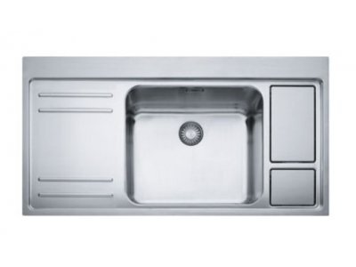 Мойка Franke LARGO WORK CENTER LAX 211-W-45, 127.0299.850, установка сверху, SlimTop, нержавеющая сталь, полированная, 100*52 см