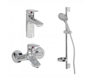 Комплект смесителей Jacob Delafon Elite E32911RU-CP, хром