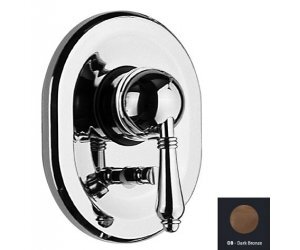 Смеситель Nicolazzi Classico 3460DB75 для ванны/душа, темная бронза, ручки EL CAPITAN