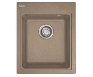 Мойка Franke MARIS MRG 610-42, 114.0313.265, гранит, установка сверху, цвет миндаль, 42,5*52 см