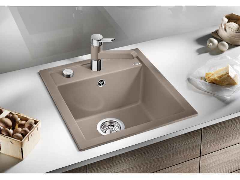 Купить Мойка Blanco Dalago 45 517162, шампань, с клапаном-автоматом, 46,5 x 51 см