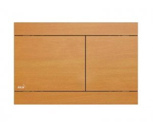 Клавиша смыва AlcaPlast Flat Wood Fun, бук