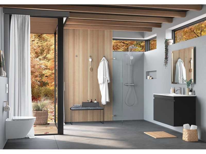 Купить Набор мебели Geberit Renova Plan, 80 см, темно-серый, 529.916.JK.8, комплект Идеальная тройка
