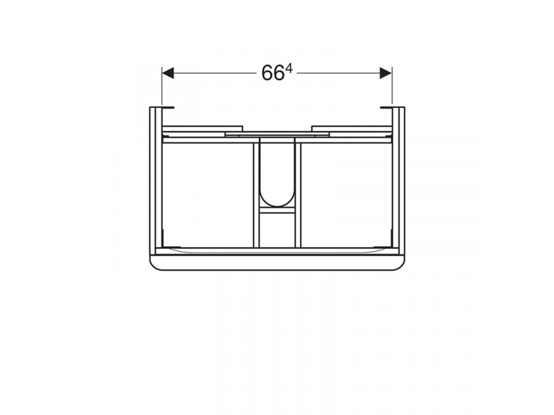 Купить Набор мебели Geberit Smyle Square 75 см, 529.353.00.7, белый глянец, комплект Идеальная тройка