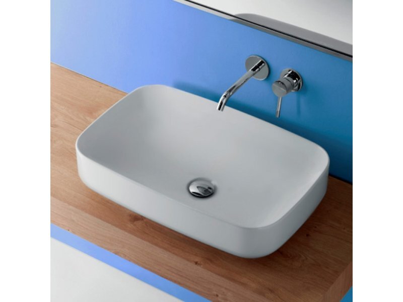Купить Раковина Kerasan Tribeca накладная 60 x 38 x 15 см (514130/514131)