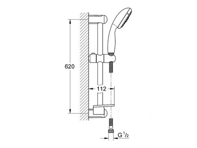 Купить Душевой гарнитур Grohe Tempesta 28593002 (28593001)