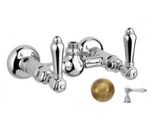 Смеситель Nicolazzi Dames Anglaises 1425DB78 для душа, бронза, ручки P. Mont Blanc