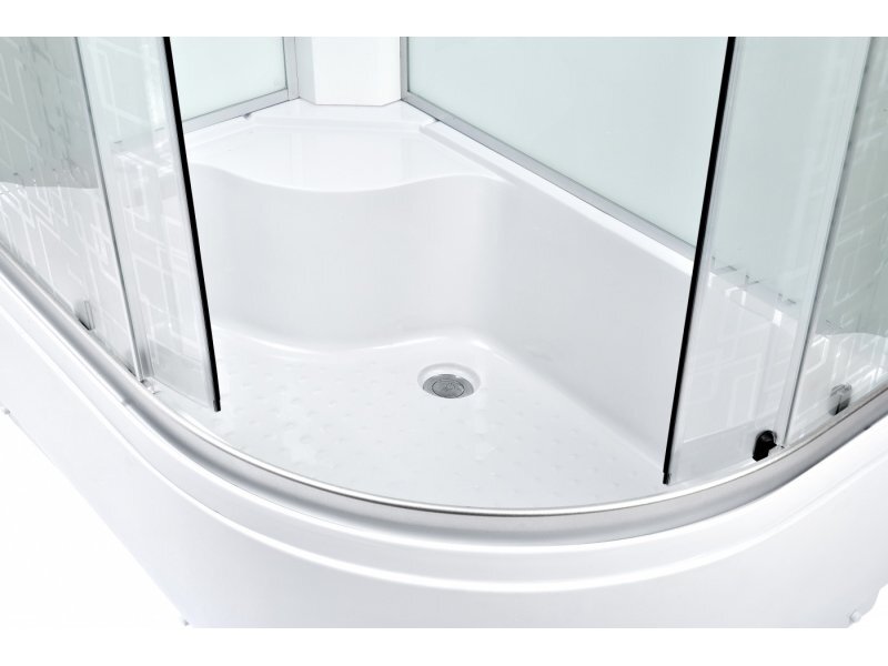Купить Душевая кабина Deto Em EM1511 L/R гм 110 x 80 см, с крышей, с гидромассажем