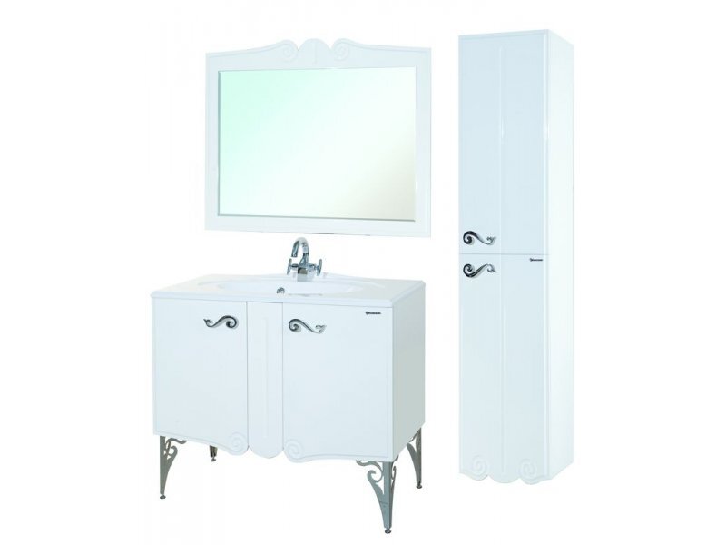 Купить Пенал Bellezza Эстель 40 L/R, подвесной, цвет розовый (3994/3993)