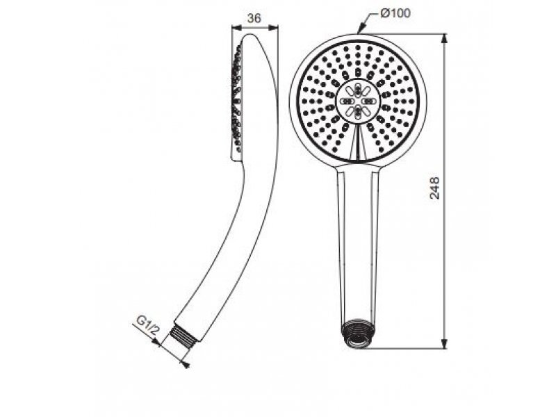 Купить Душевая лейка Vidima Fresh M BA210AA