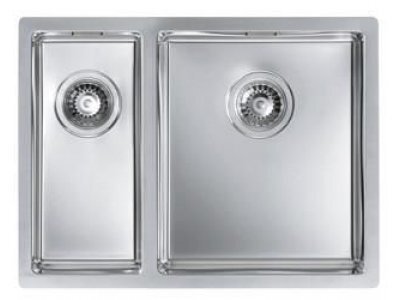 Мойка кухонная Alveus QUADRIX 120 SAT-90 595 x 450, левая/правая (1091310/1091341)