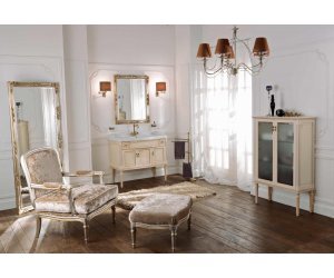 Комплект мебели Labor Legno MILADY Composizione MIL 106, бежевый антиквариат с декором/бронза, 105 см