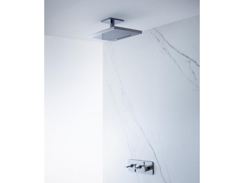 Купить Верхний душ Axor ShowerSolutions 35281000, 46 х 27 см, 3 режима струи, с вертикальным держателем