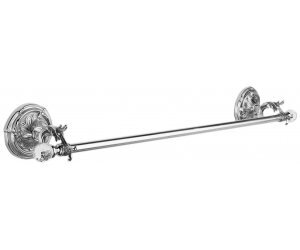 Полотенцедержатель Art&Max Barocco Crystal AM-1781-Cr-C 36 см, хром