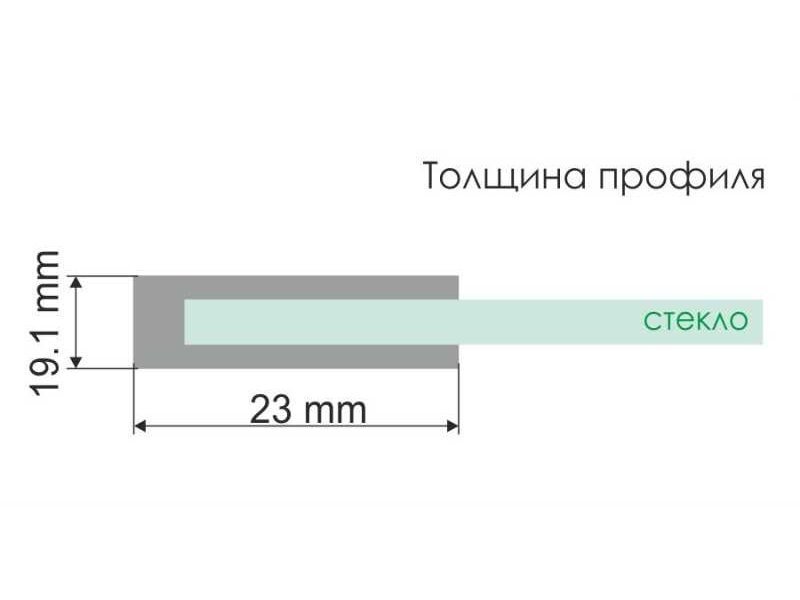 Купить Душевая дверь WasserKRAFT 61S12, универсальная, 100 х 200 см