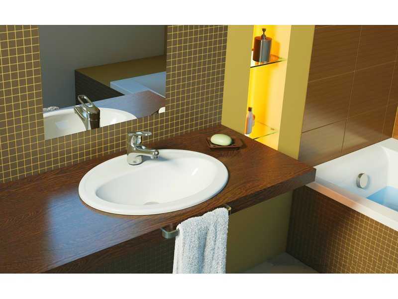 Купить Раковина Roca Aloa 327865000, врезная