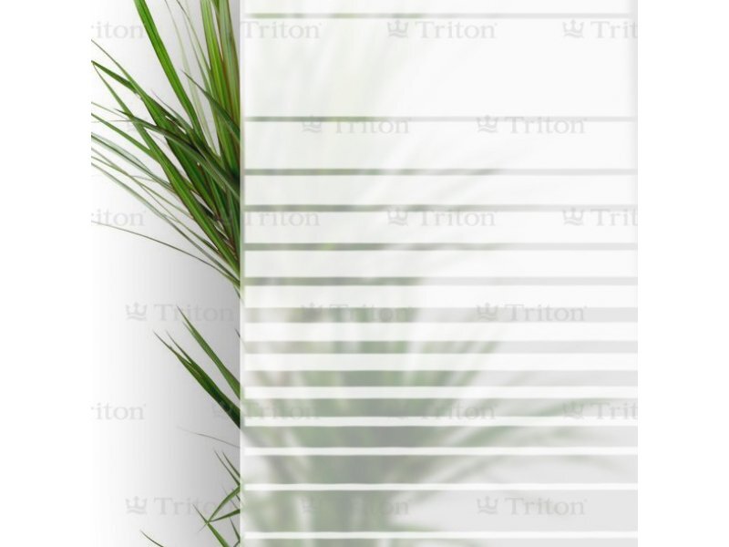 Купить Душевое ограждение Triton Стандарт Полосы В 90 x 90 см, четверть круга, стекло с узором, средний поддон, сифон