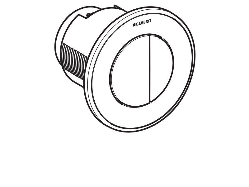 Купить Клавиша смыва Geberit Sigma Type 10, 116.056.KM.1, черный