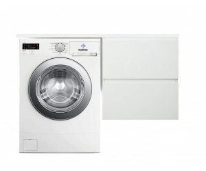 Тумба с раковиной Эстет Dallas Luxe ФР-00002222/ФР-00002277, 2 ящика, 130 x 48,2 см, подвесная
