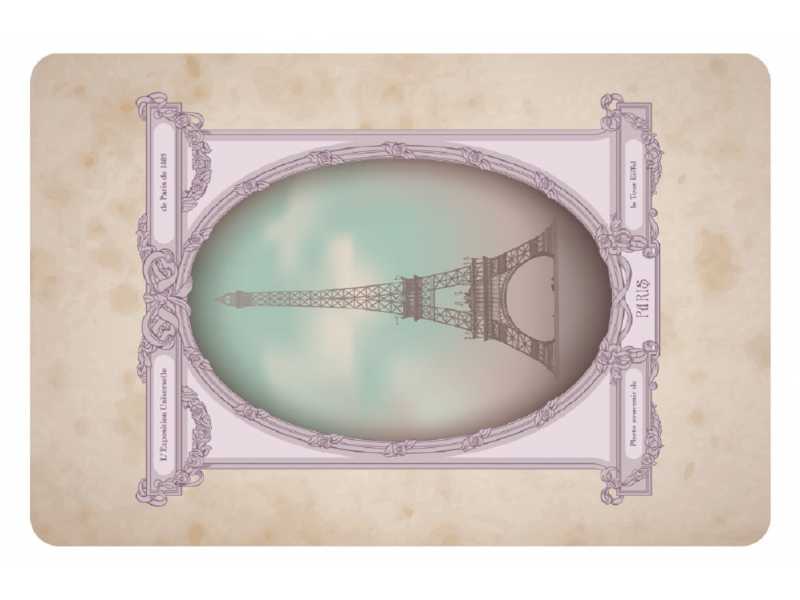 Купить Коврик для ванной Veragio Carpet VR.CPT-7160.19, 60 х 40 см, рисунок Paris