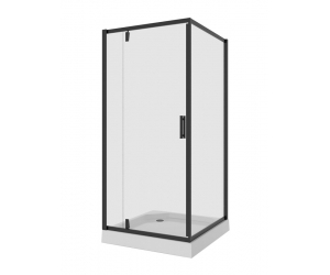 Душевой уголок Niagara Nova 100 х 100 см, профиль черный, стекло прозрачное, NG-6802-08 BLACK